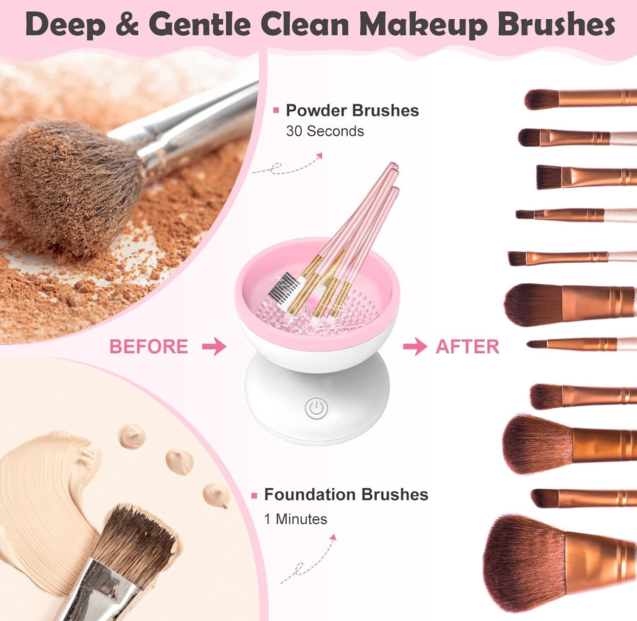 Make up Brush Cleaner Pink